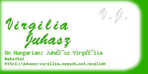 virgilia juhasz business card